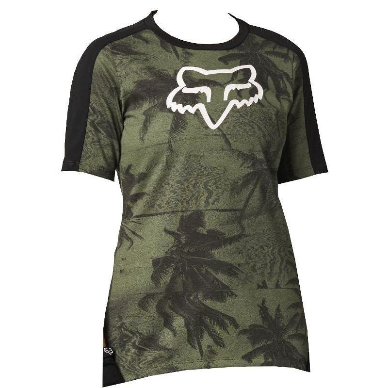 FOX Ranger Women's DriRelease Short Sleeve Jersey Olive Green 2023
