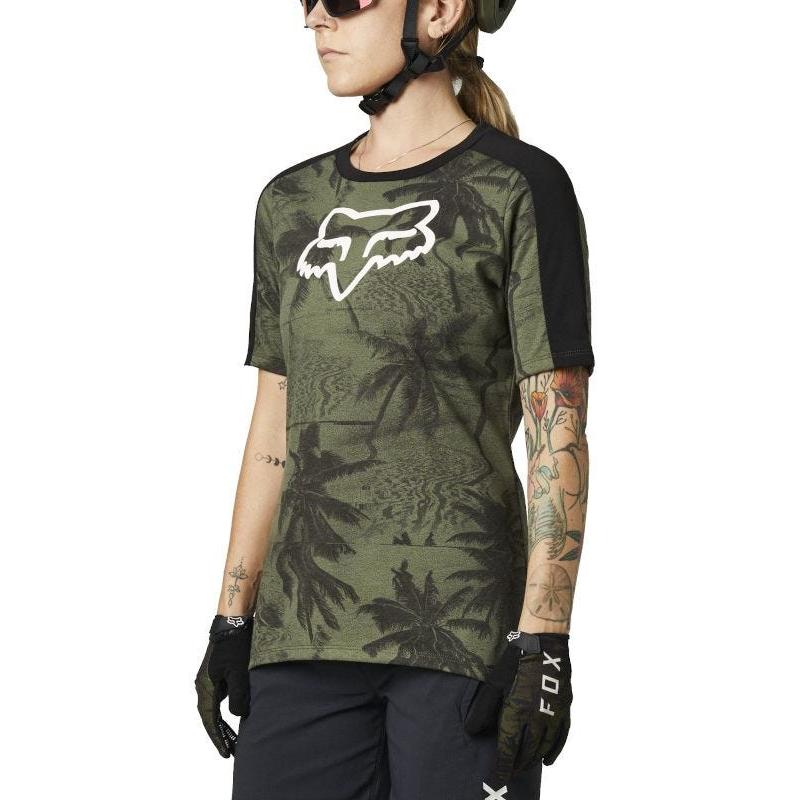 FOX Ranger Women's DriRelease Short Sleeve Jersey Olive Green 2023