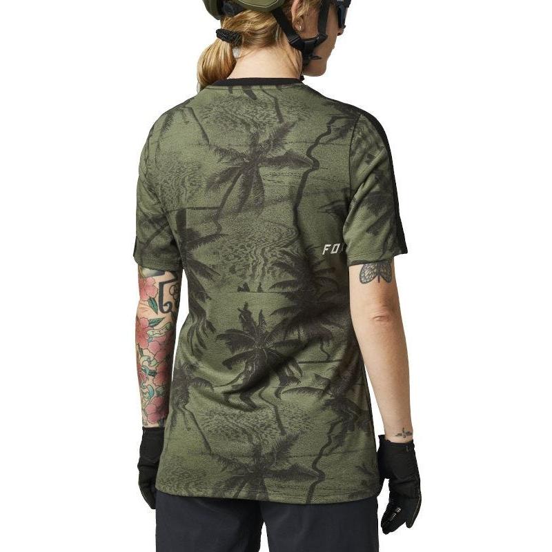 FOX Ranger Women's DriRelease Short Sleeve Jersey Olive Green 2023