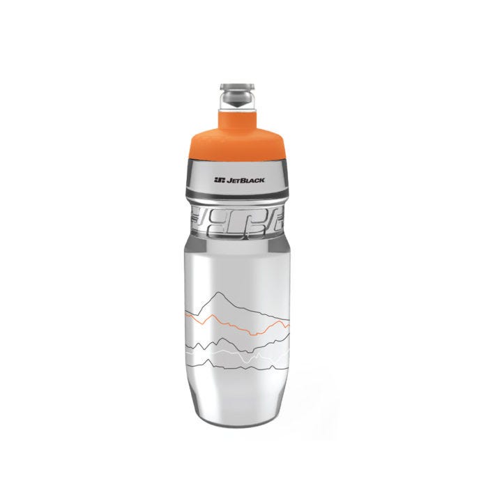 JetBlack Icon Bottle Clear Orange 710mL