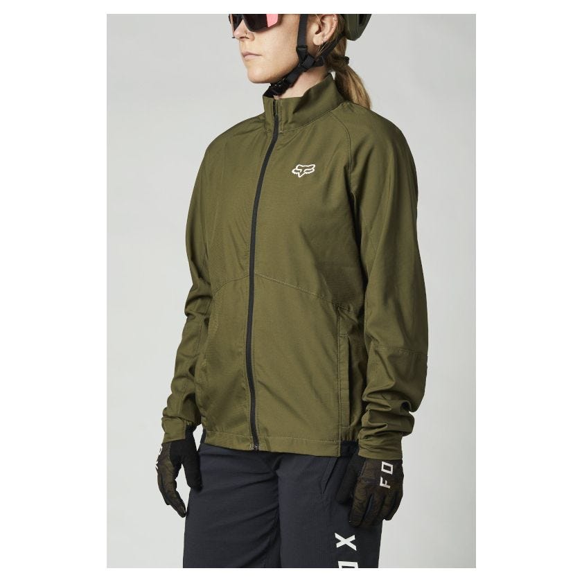 FOX Ranger Women's Wind Jacket Olive Green