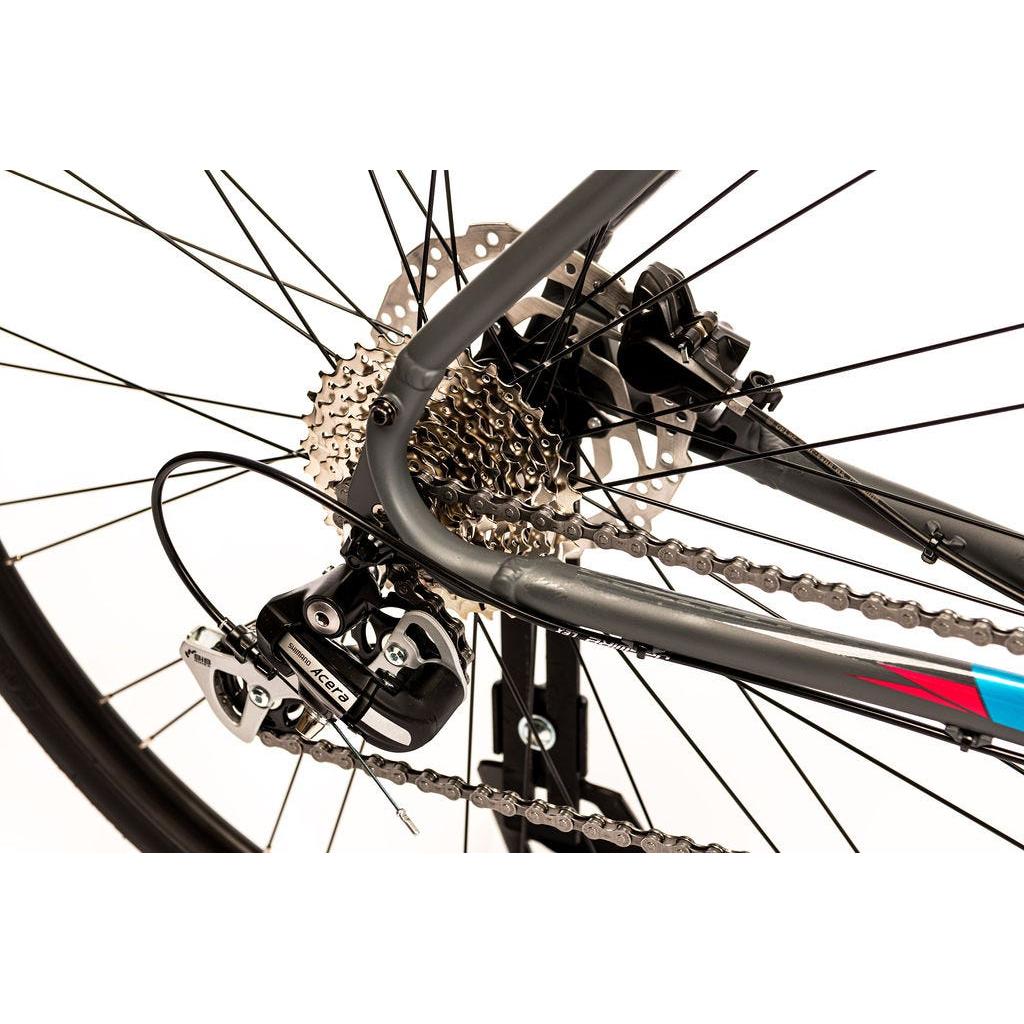 Merida Speeder 100 Flat Bar Road Bike Matt Cool Grey/Blue/Red