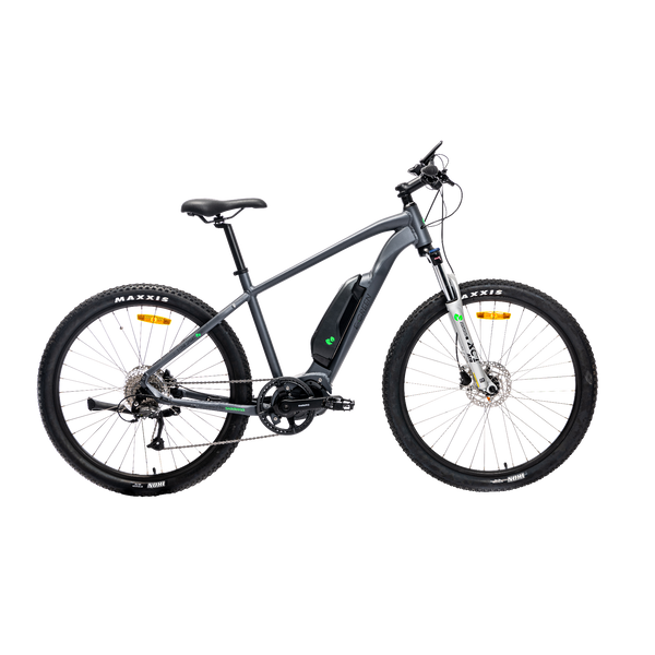 E-Green Sport 500 Electric Mountain Bike Dark Satin/Grey/Green