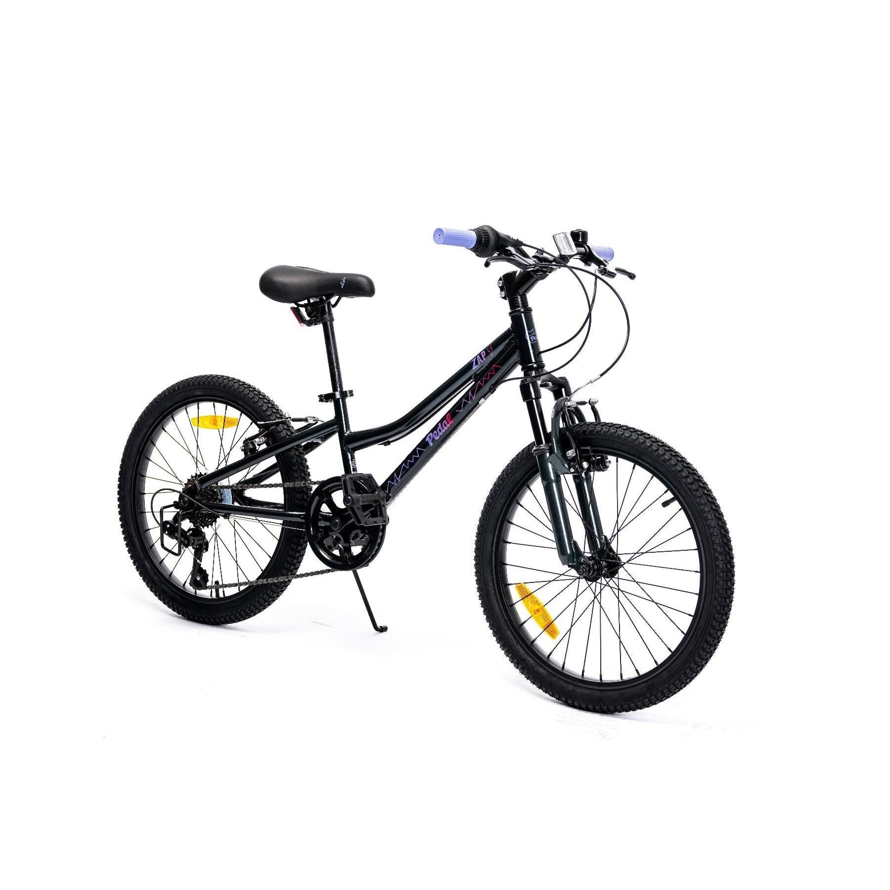 Pedal Zap 20'' Kids Bike Grey/Pink