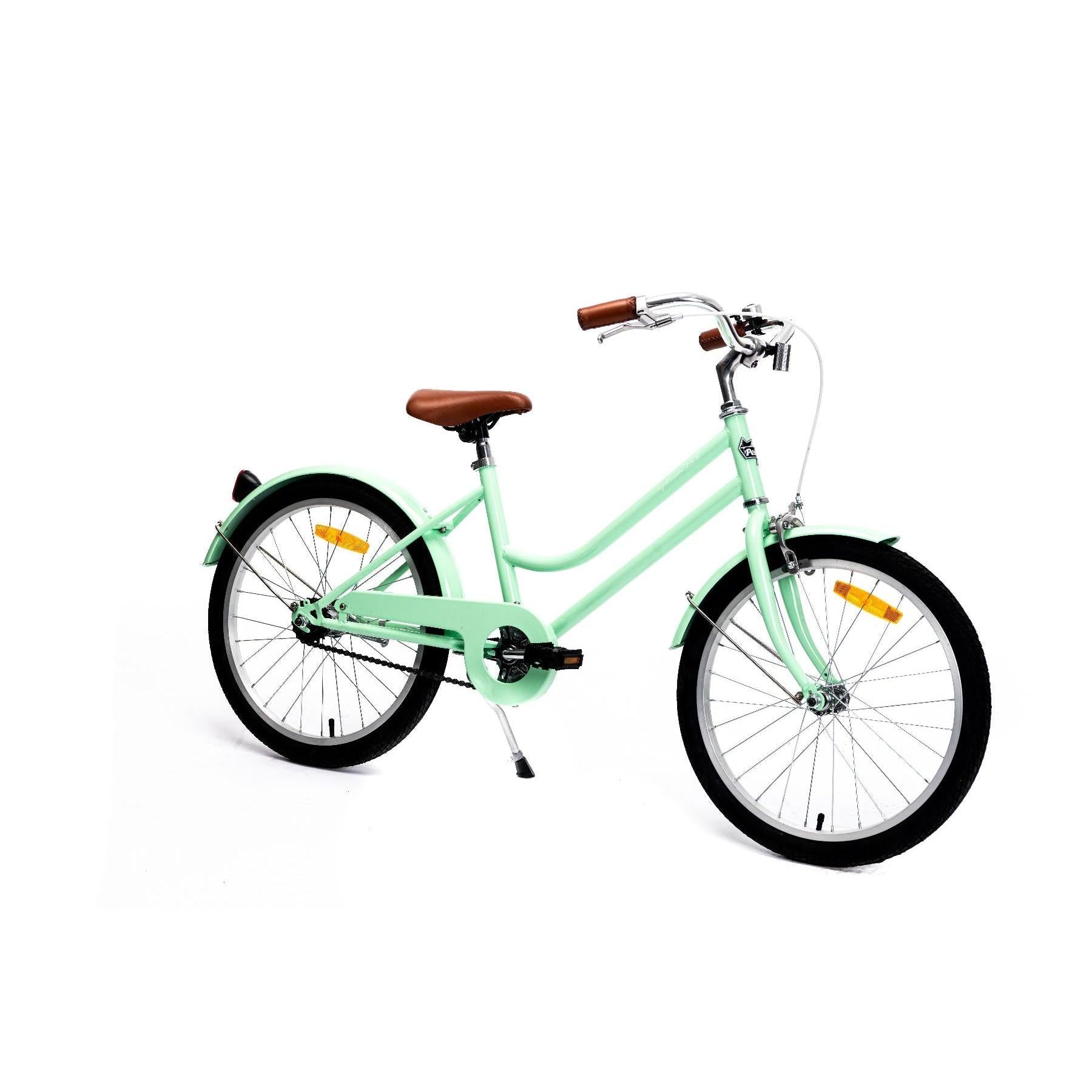 Pedal Uptown Junior 20'' Kids Vintage Cruiser Bike Mint Green