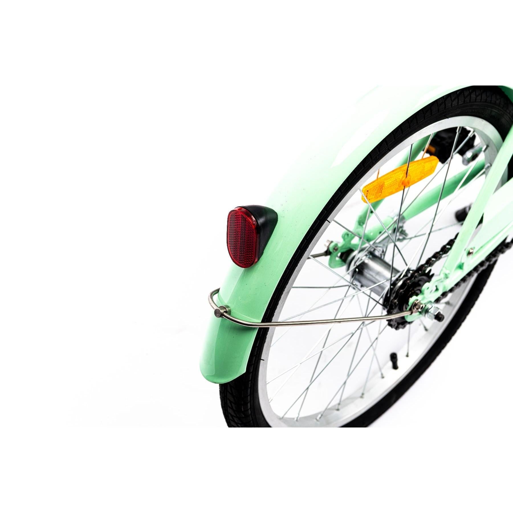 Pedal Uptown Junior 20'' Kids Vintage Cruiser Bike Mint Green