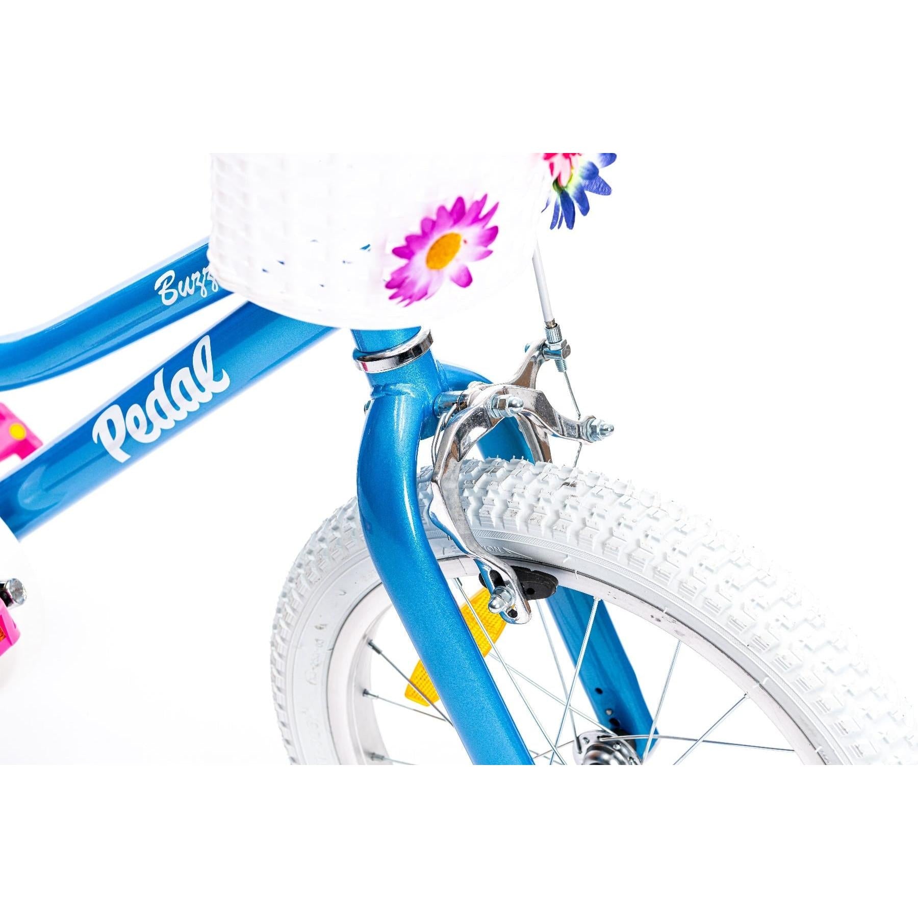 Pedal Buzz Steel Kids Bike Light Blue