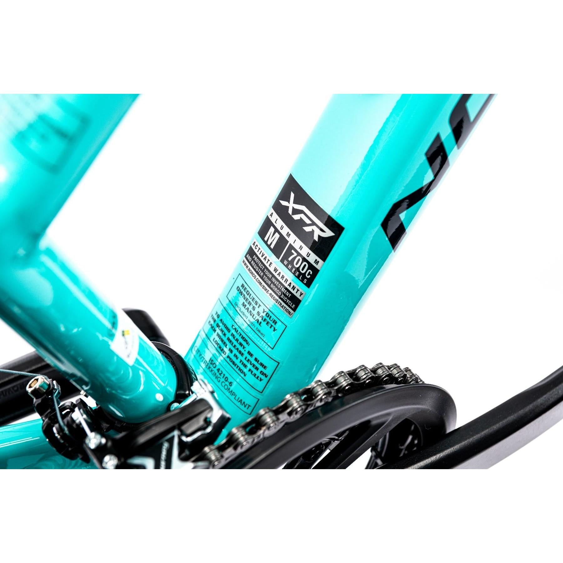 Norco XFR 2 Step Through Hybrid Bike Blue/Blue Black