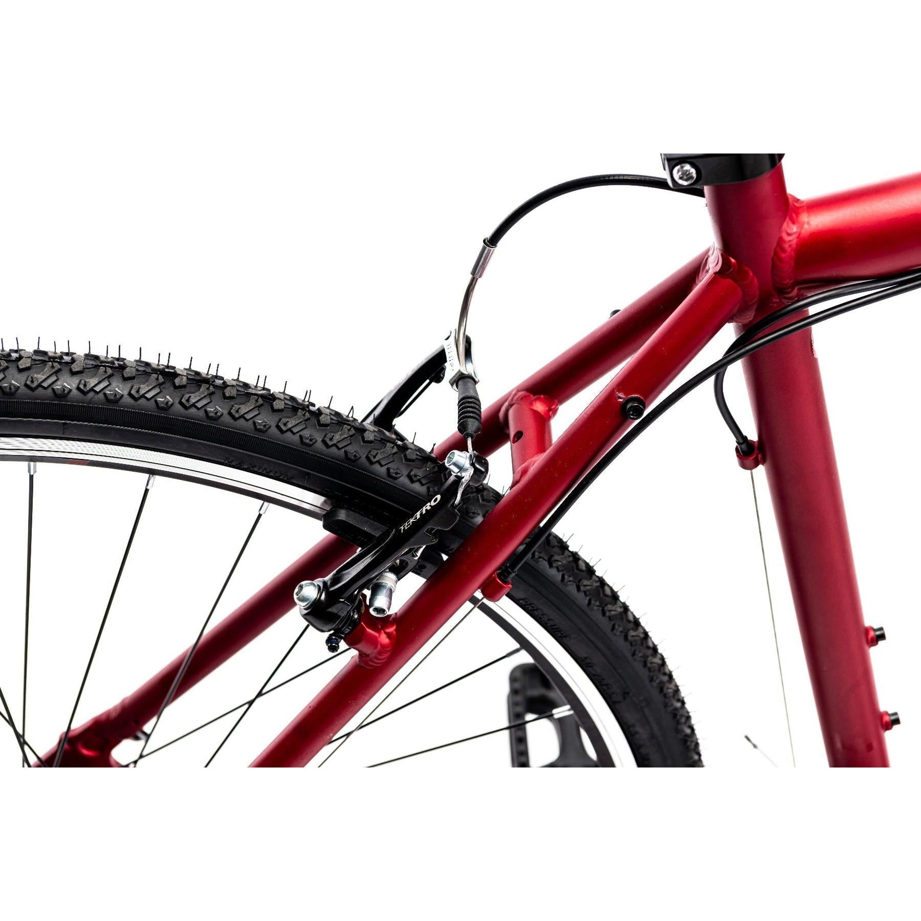 Pedal Raven 2 Hybrid Bike Dark Red