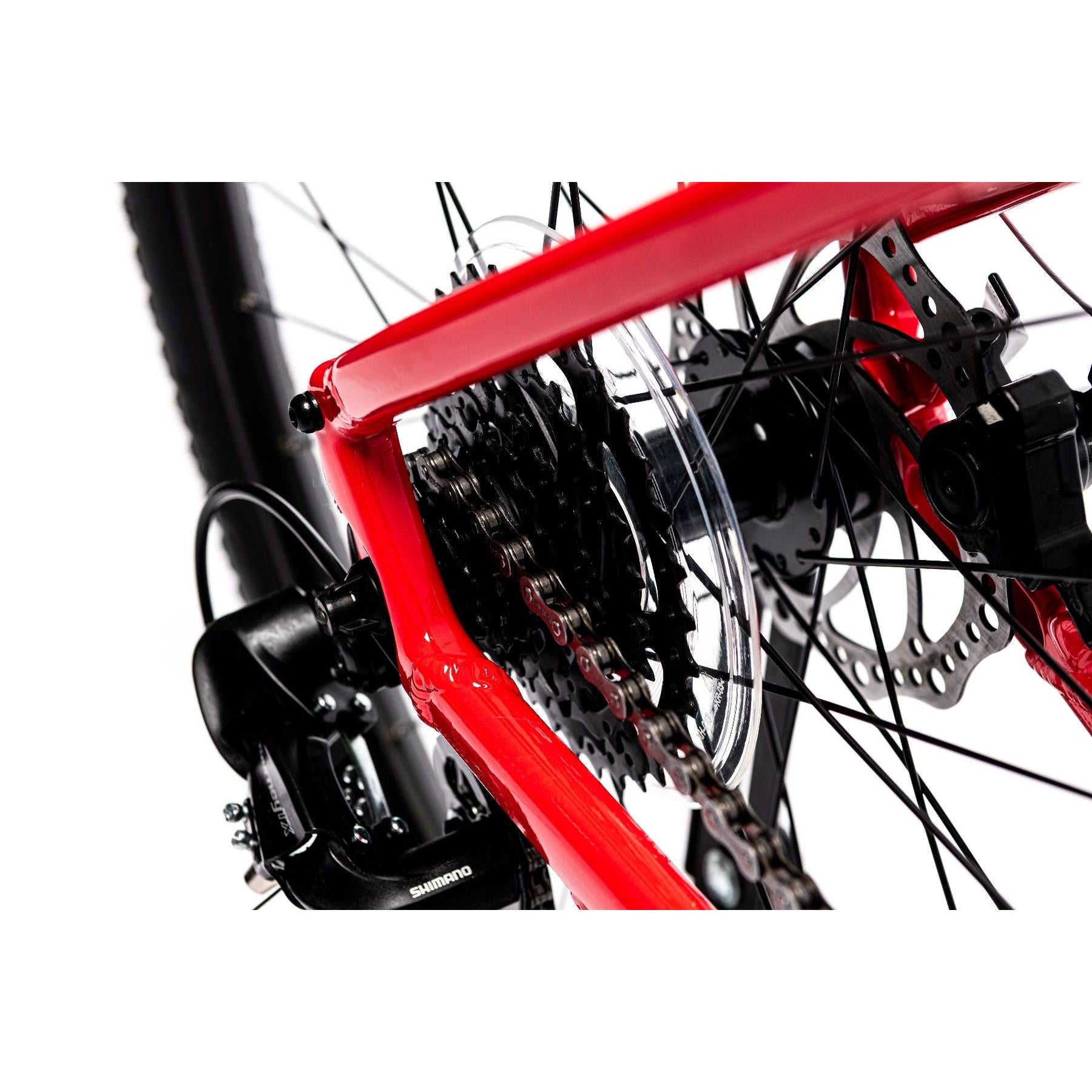 Norco XFR 3 Step Through Hybrid Bike Red/Green