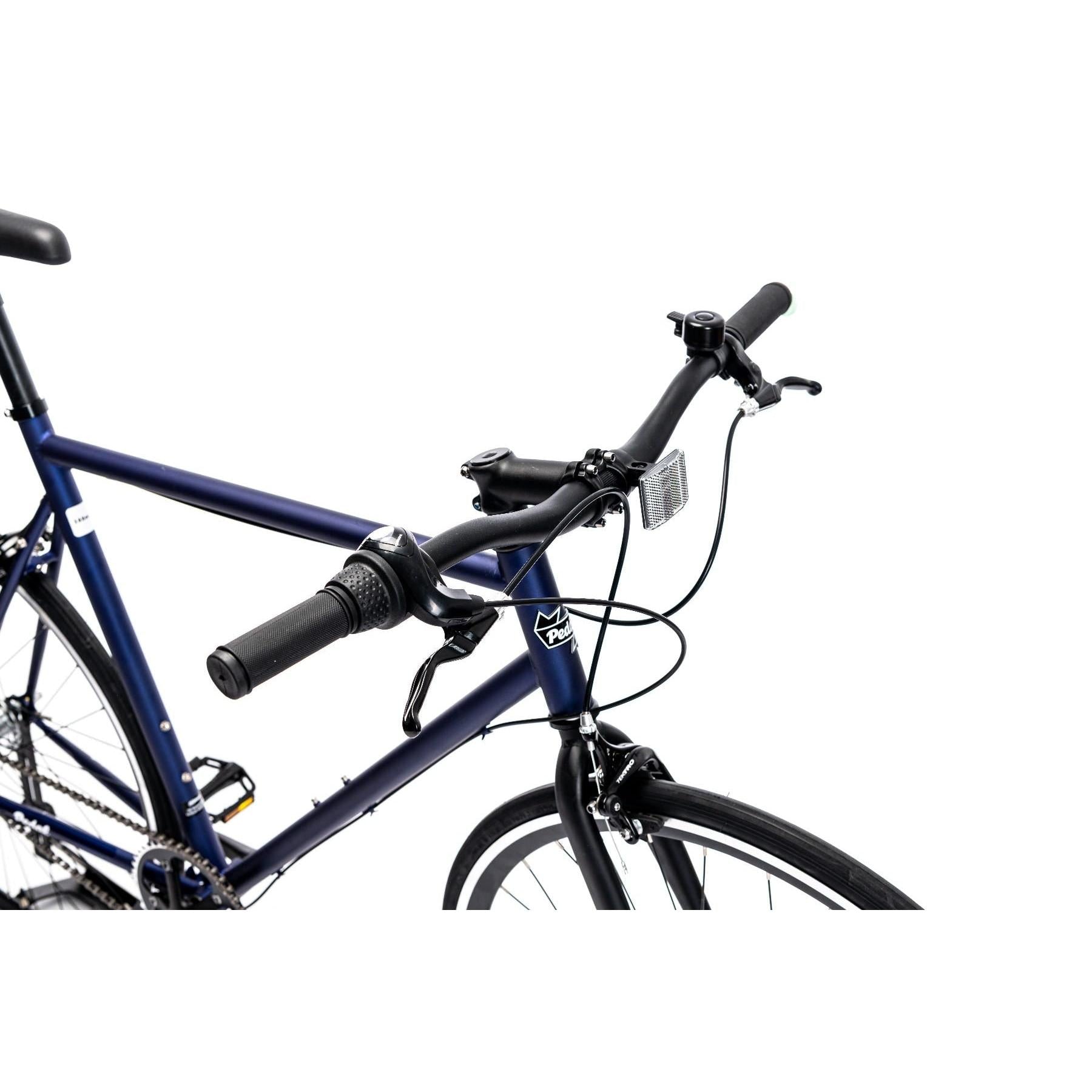 Pedal Messenger 3 Berlin Flat Bar Road Bike Midnight Blue