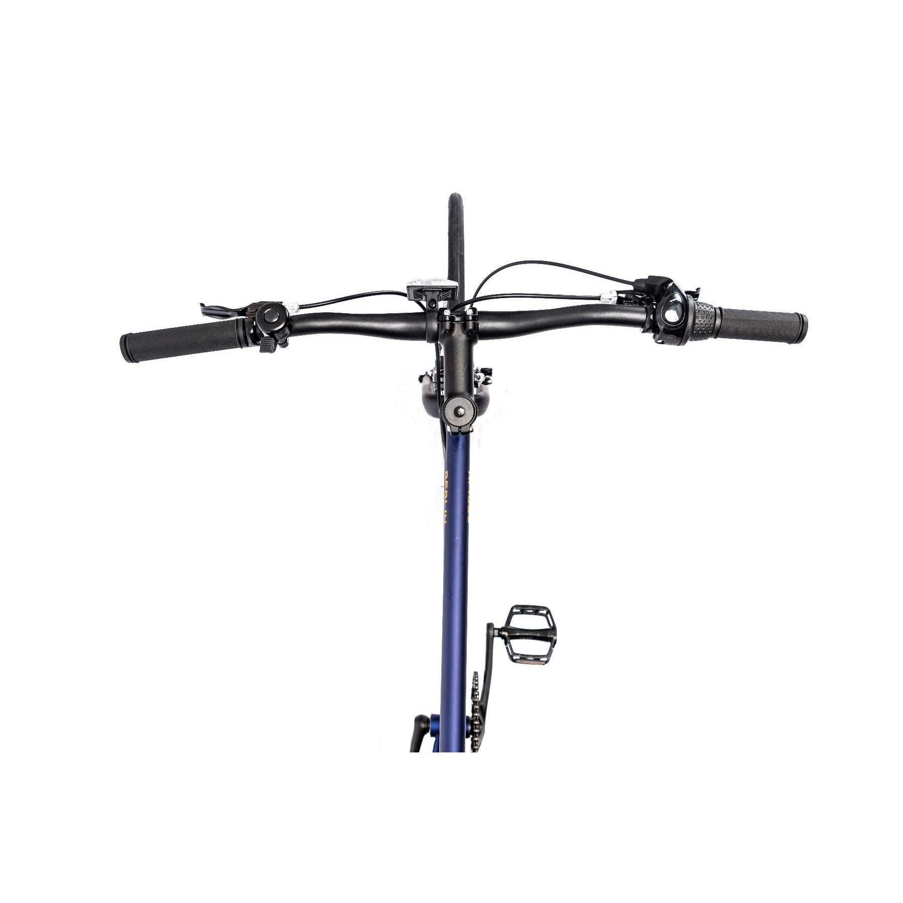 Pedal Messenger 3 Berlin Flat Bar Road Bike Midnight Blue