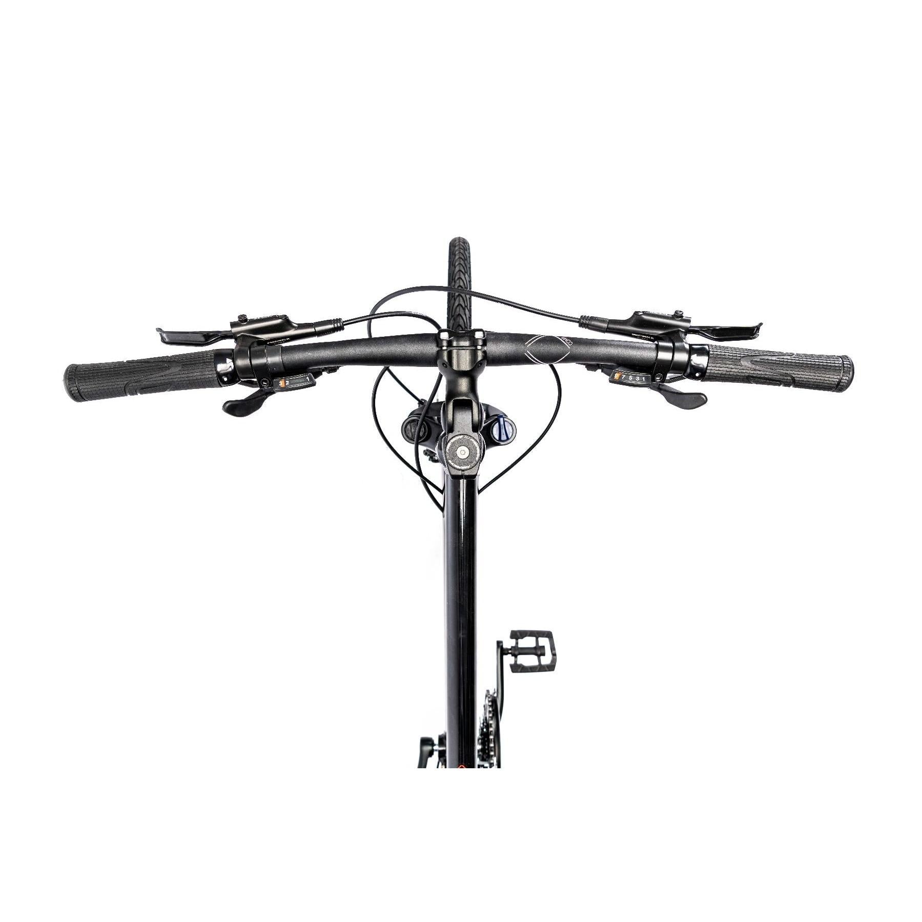 Merida Crossway 100 Hybrid Bike Glossy Black/Matt Silver