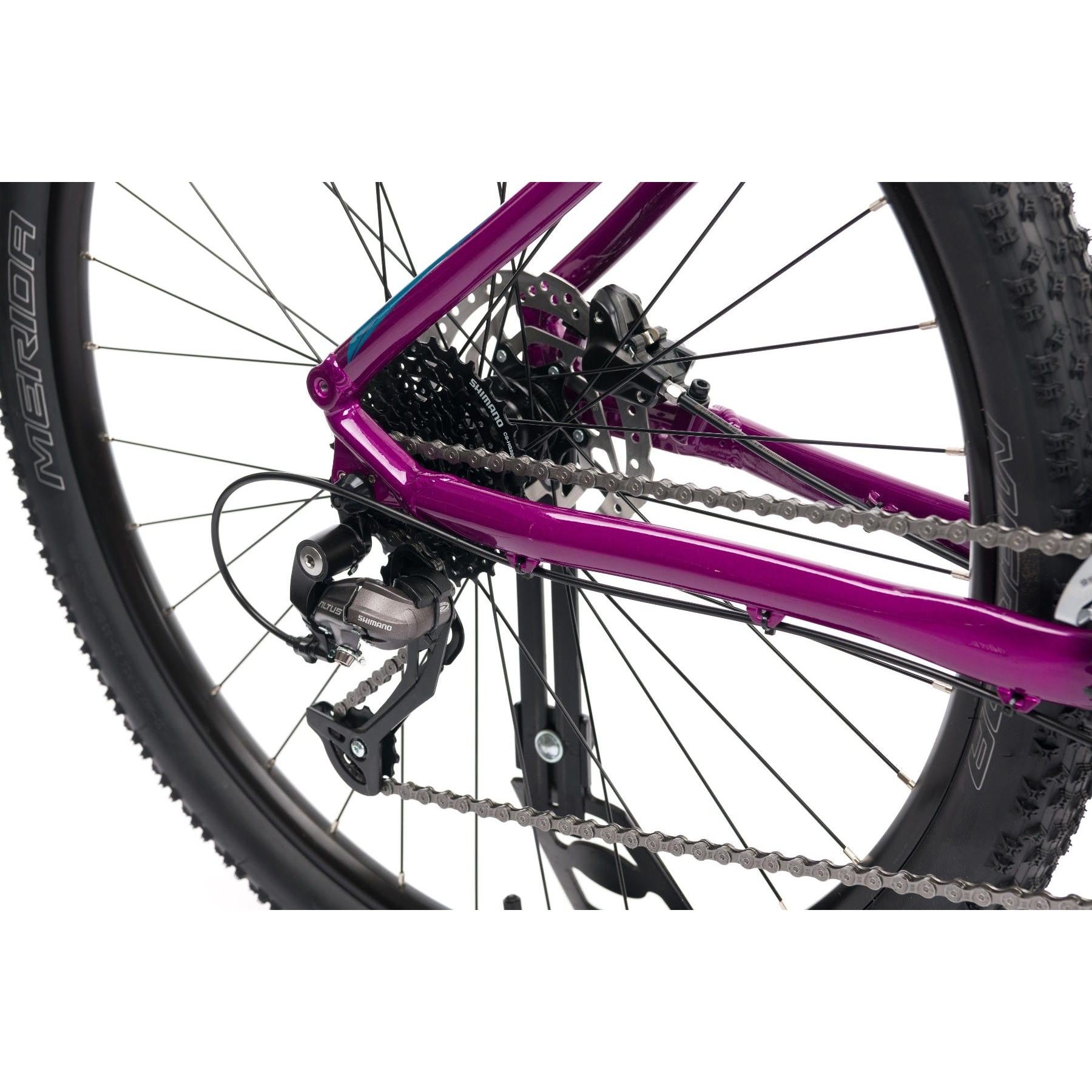 Merida Big Seven 60 Mountain Bike Purple Teal/Blue