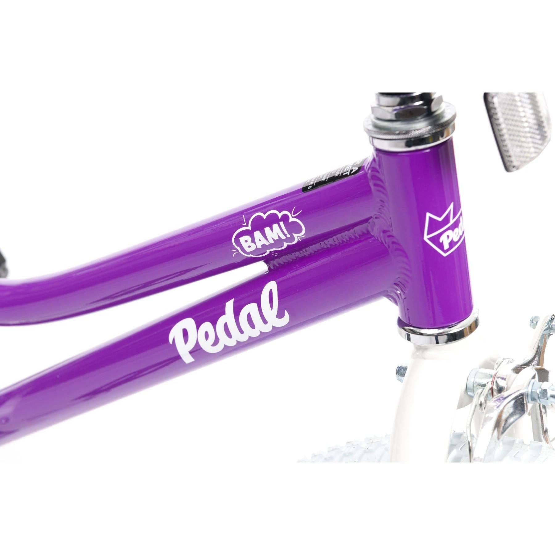 Pedal Bam Alloy 20'' Kids Bike Purple/White
