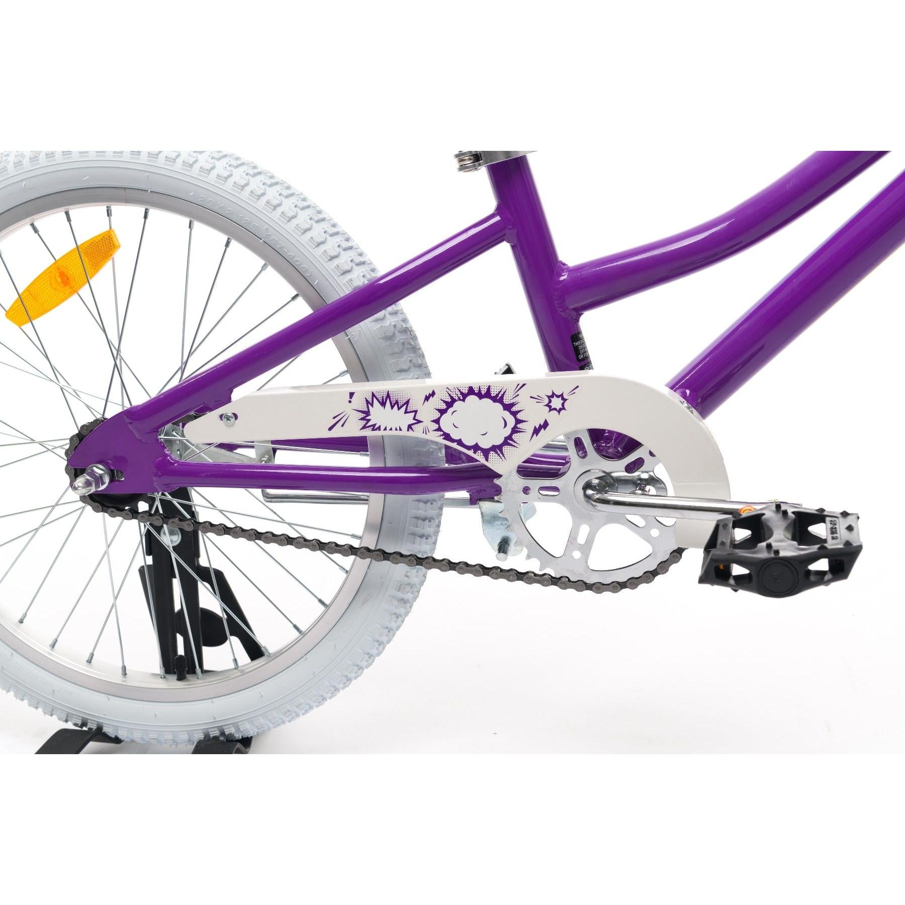 Pedal Bam Alloy 20'' Kids Bike Purple/White
