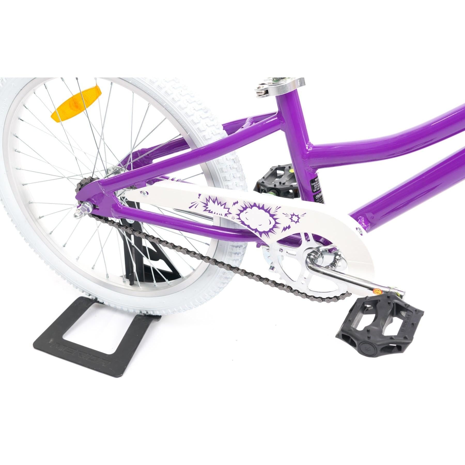 Pedal Bam Alloy 20'' Kids Bike Purple/White