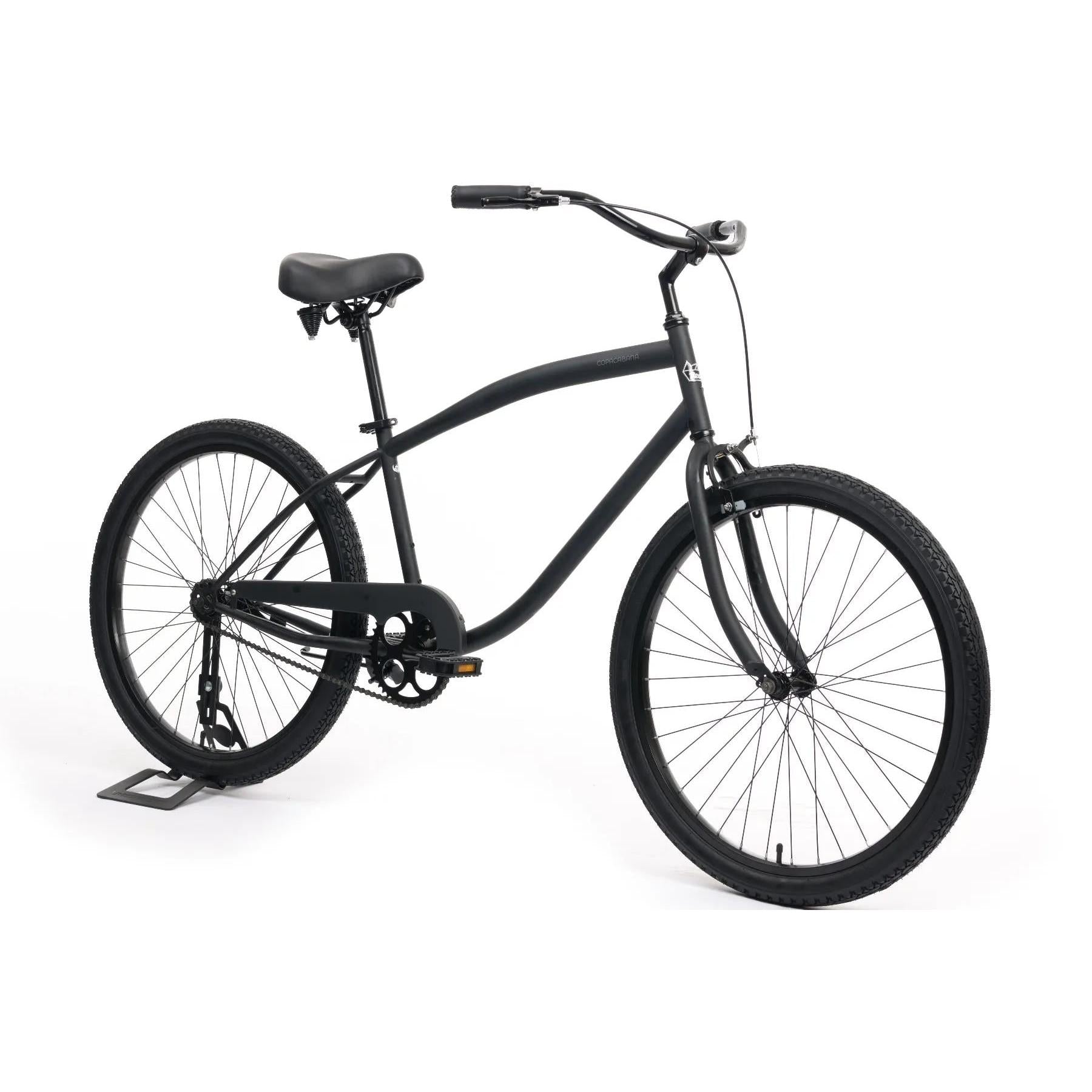 Pedal Copacabana Cruiser Bike Matt Black