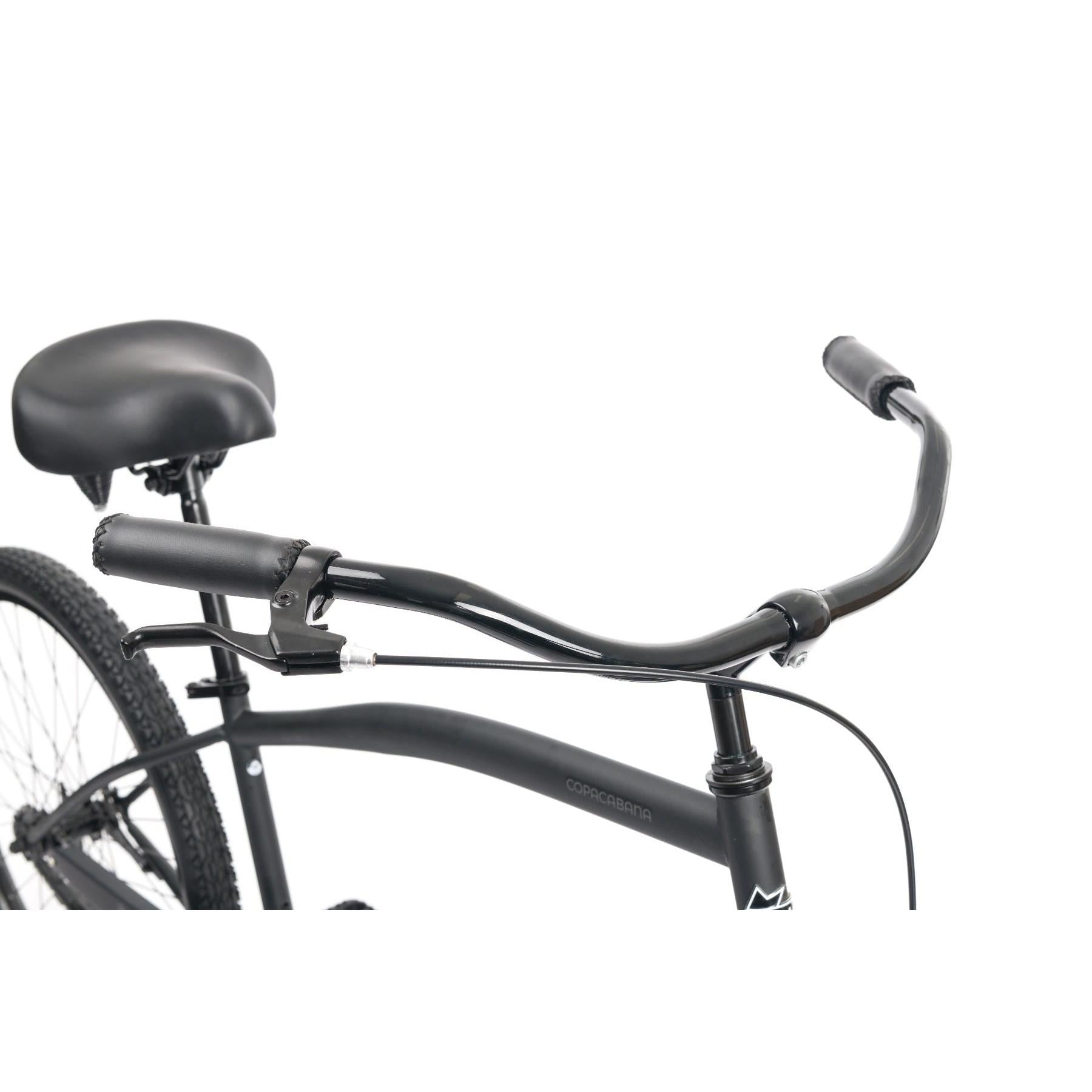 Pedal Copacabana Cruiser Bike Matt Black