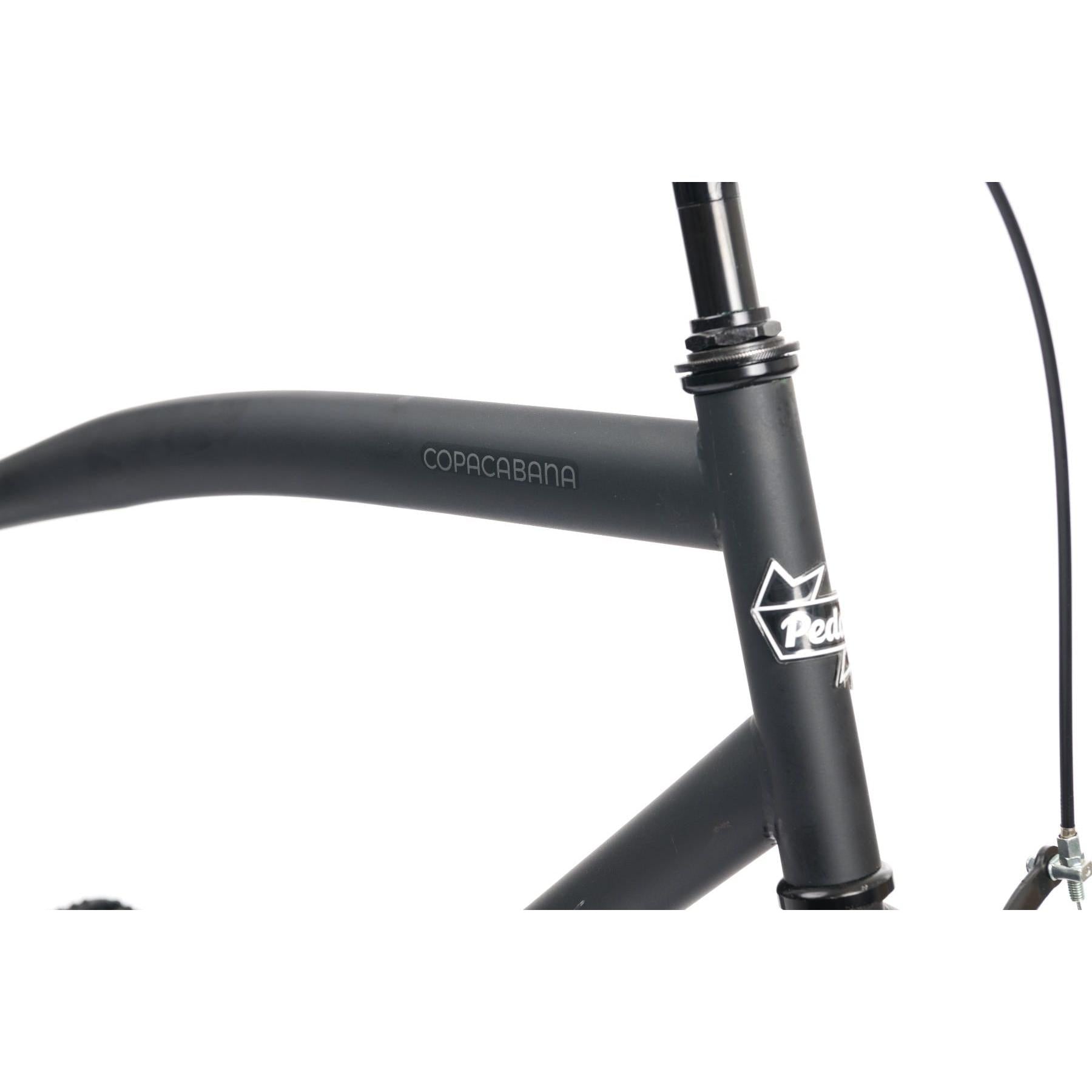 Pedal Copacabana Cruiser Bike Matt Black