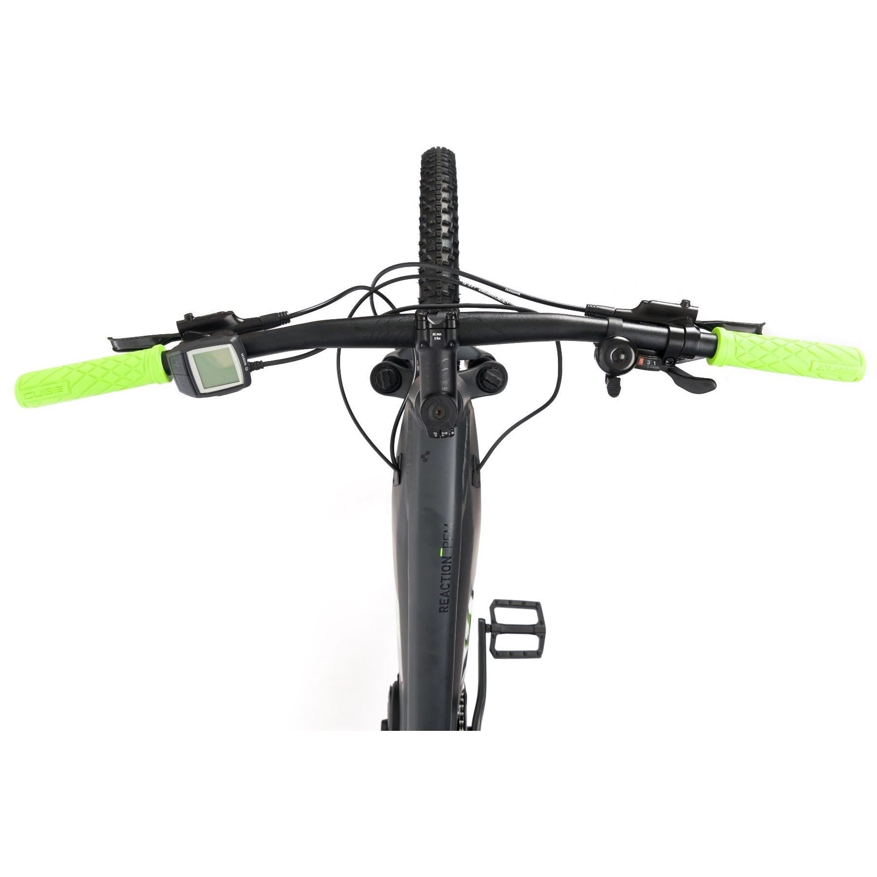Cube Reaction Hybrid Performance 400 Electric Mountain Bike Iridium/Green (2021)
