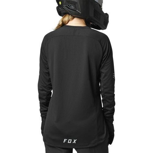 FOX Defend Women's Long Sleeve Jersey Black