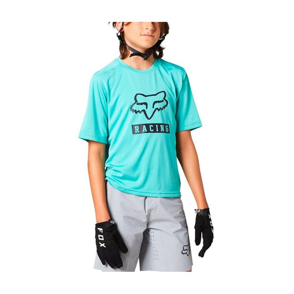 FOX Ranger Short Sleeve Youth Jersey Teal