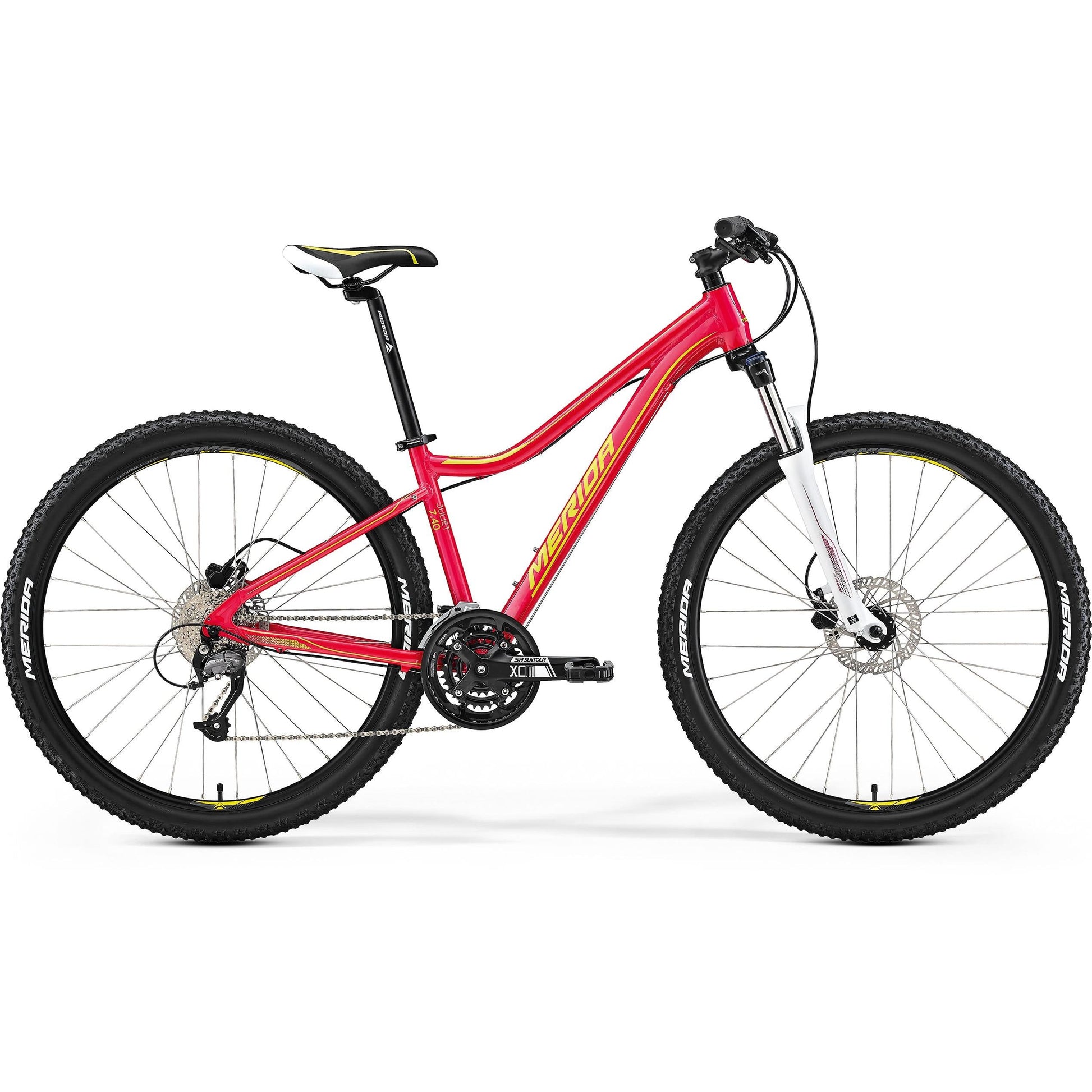 Merida Juliet 7 40-Disc Mountain Bike Raspberry/Lime
