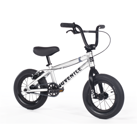 Cult Juvi Kids BMX Bike 12" Silver Black (2020)