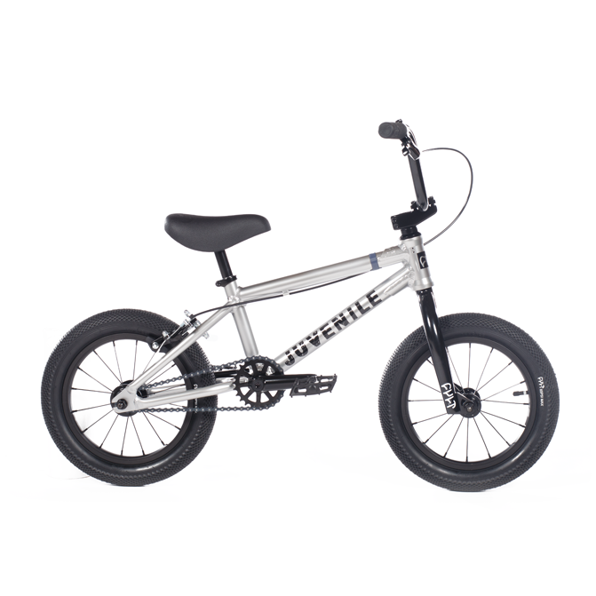 Cult Juvi Kids BMX Bike 14" Silver/Black (2020)