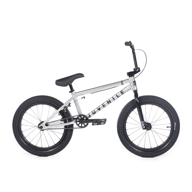Cult Juvi Kids BMX Bike 18" Silver/Black (2020)