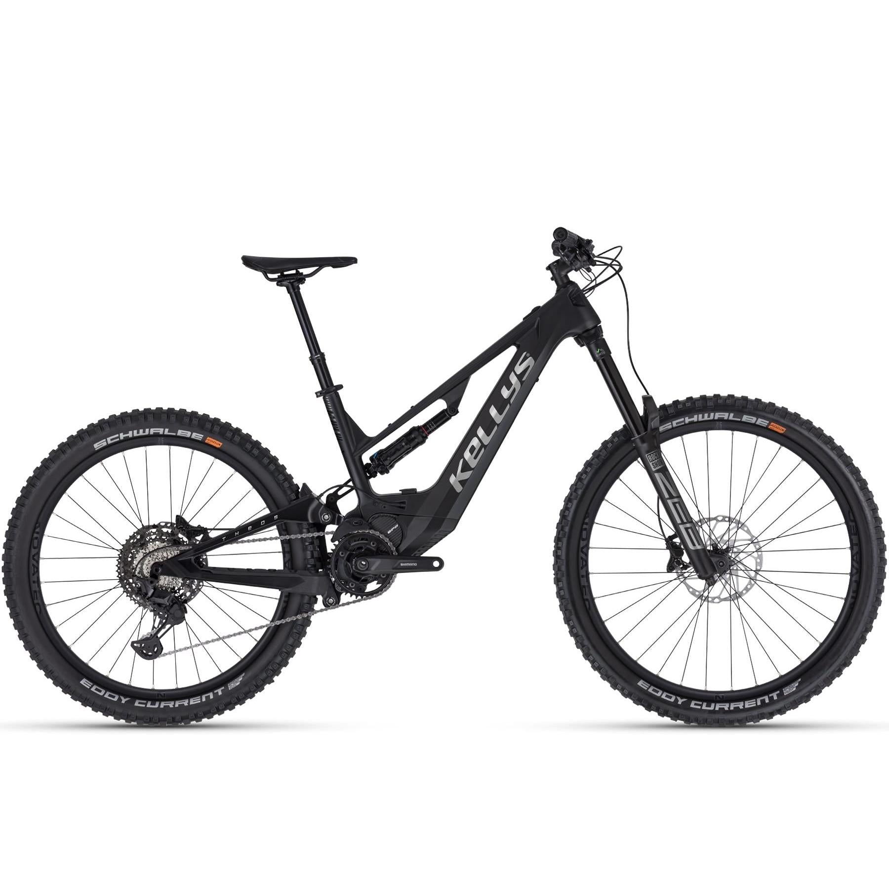 Kellys Theos F70 Electric Dual Suspension Mountain Bike Obsidian