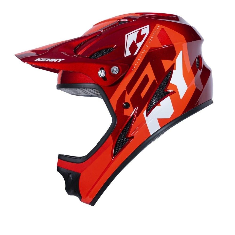 Kenny Racing Downhill Full Face MTB Helmet Red