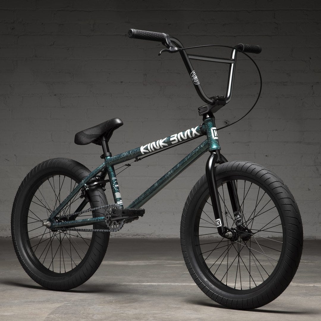 G13 中古BMX KINK BMX LAUNCH マットブラック 20インチ Kink Launch