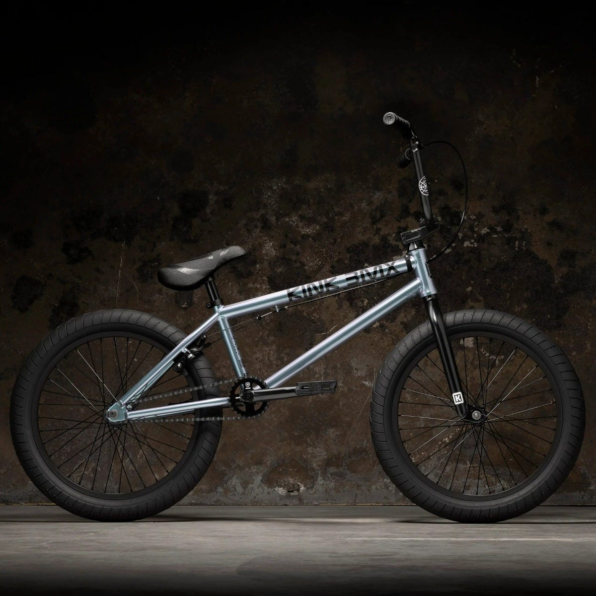 Kink Launch 20.25 TT 20 BMX Bike Gloss Galaxy Silver
