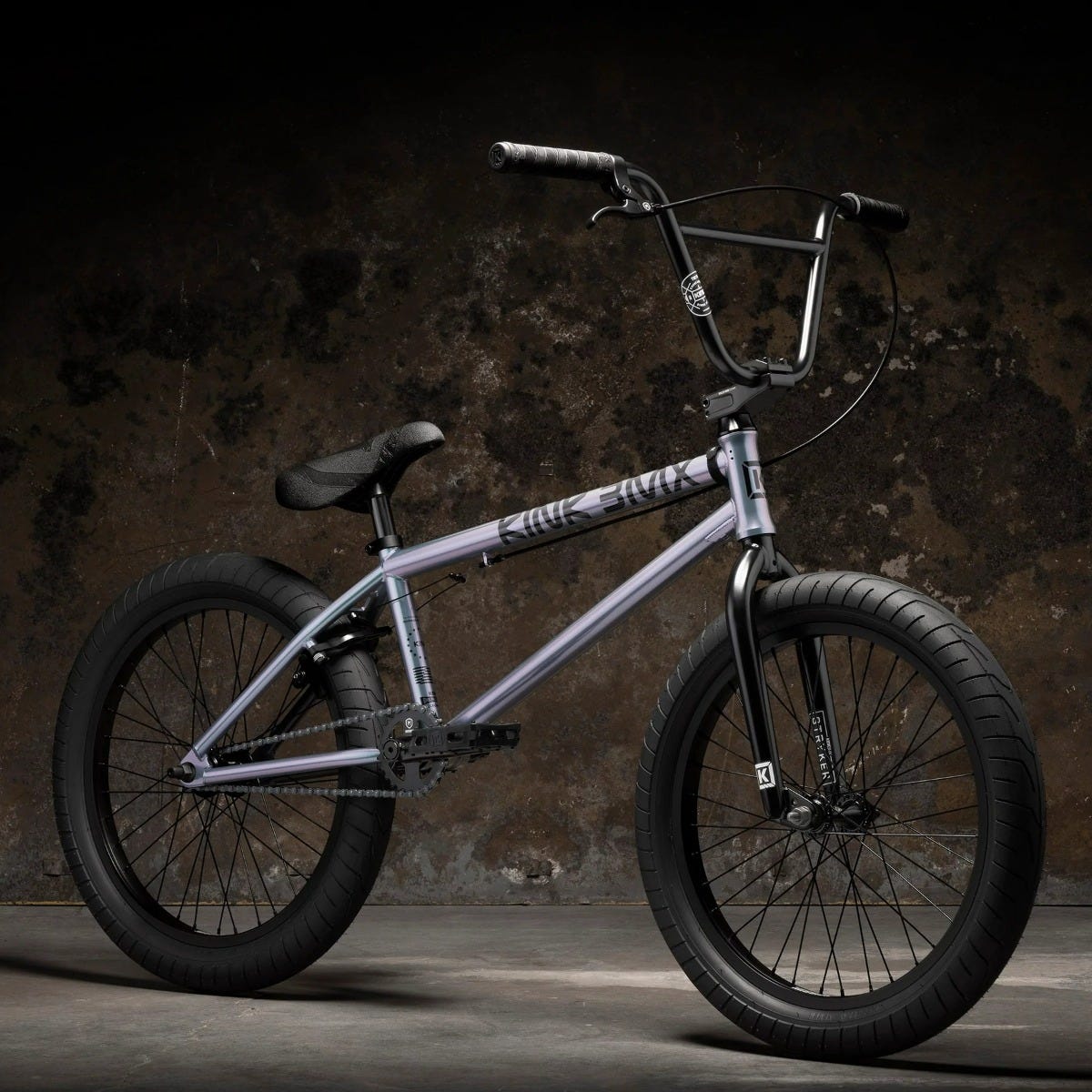 Kink Launch 20.25 TT 20 BMX Bike Gloss Galaxy Silver