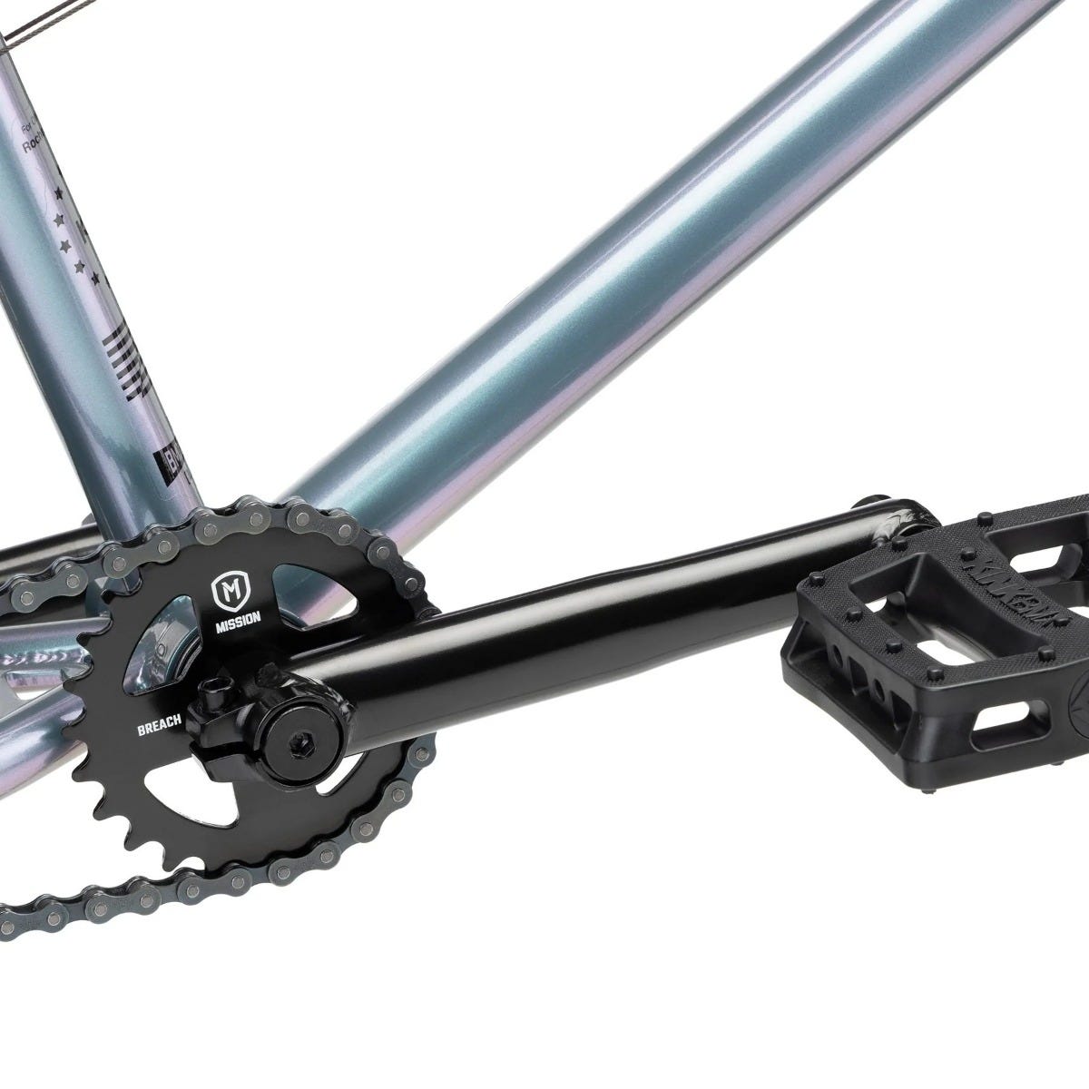 Kink Launch 20.25 TT 20 BMX Bike Gloss Galaxy Silver