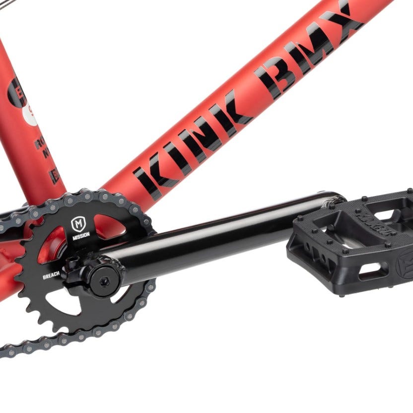 Kink Gap BMX Bike Matte Baked Red 2023