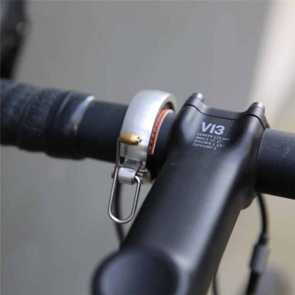 Knog Oi Luxe Bell Small Silver