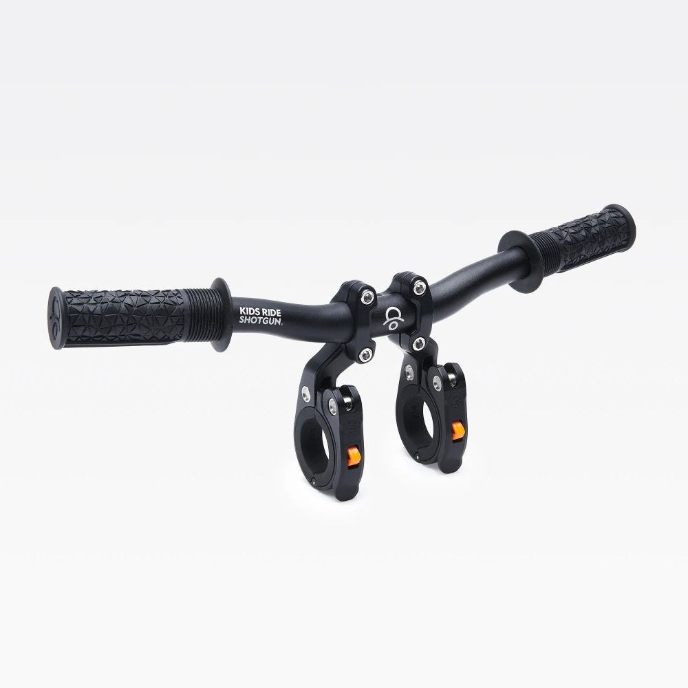 Kids Ride Shotgun Kids Pro Combo MTB Seat & Handlebar Black