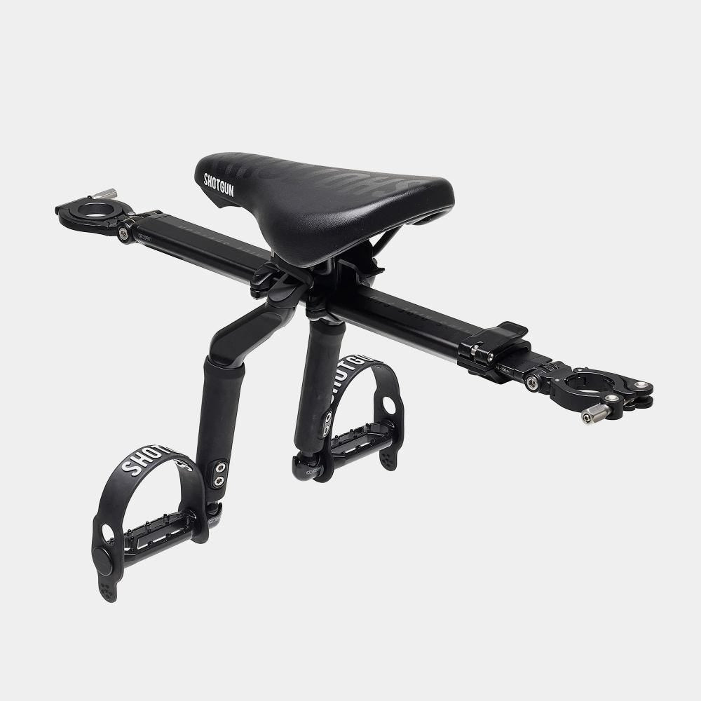 Kids Ride Shotgun Kids Pro Combo MTB Seat & Handlebar Black