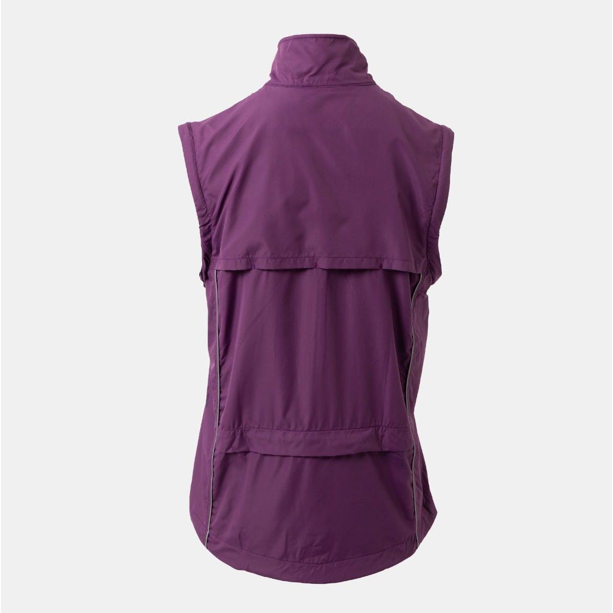Pedal Convertible Women's Cycling Jacket Plum