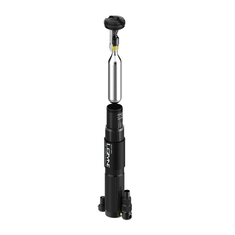 Lezyne CNC Tubeless Drive Pump and Repair Kit Black