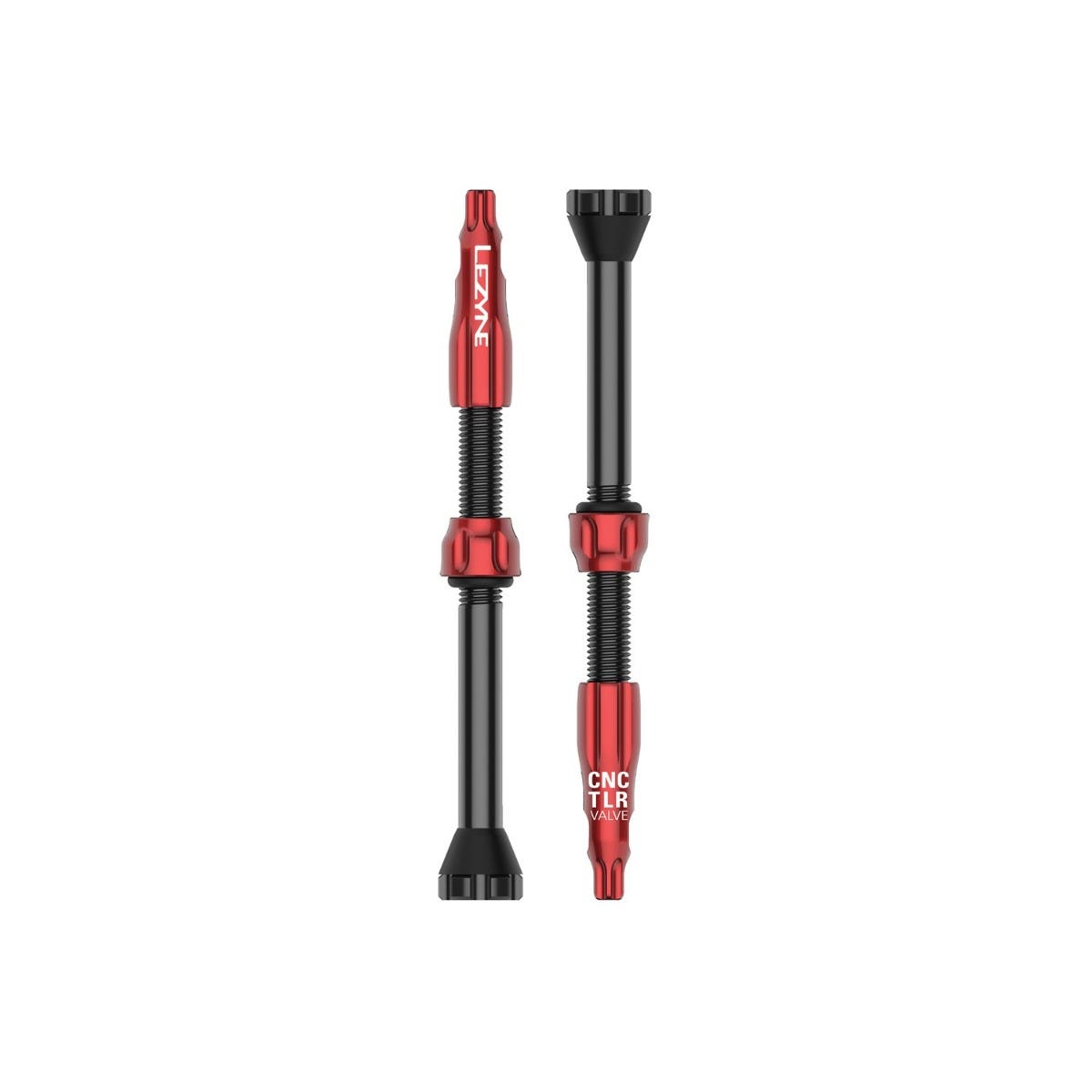 Lezyne CNC TLR Valves Red 60mm