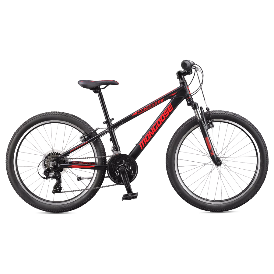 Mongoose Rockadile 24 Kids Bike Black