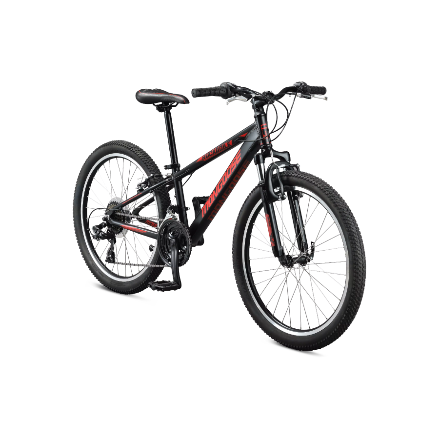 Mongoose Rockadile 24 Kids Bike Black