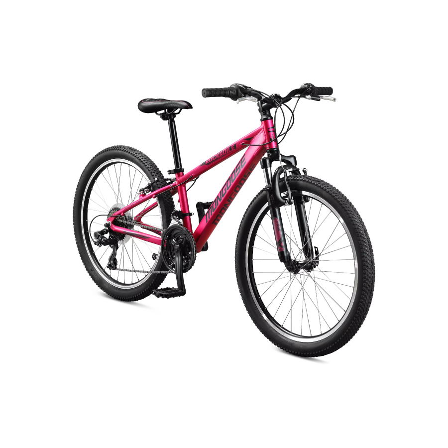 Mongoose Rockadile 24 Kids Mountain Bike Pink