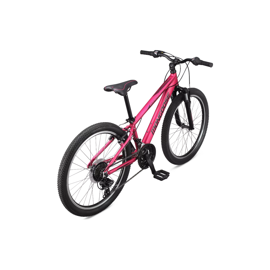 Mongoose Rockadile 24 Kids Mountain Bike Pink