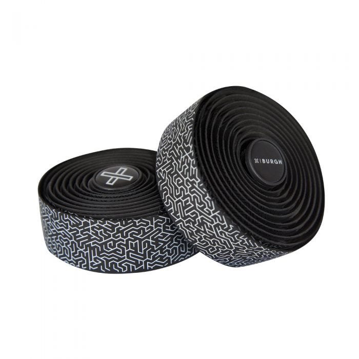 Burgh Matter White Bar Tape Black 2.5mm