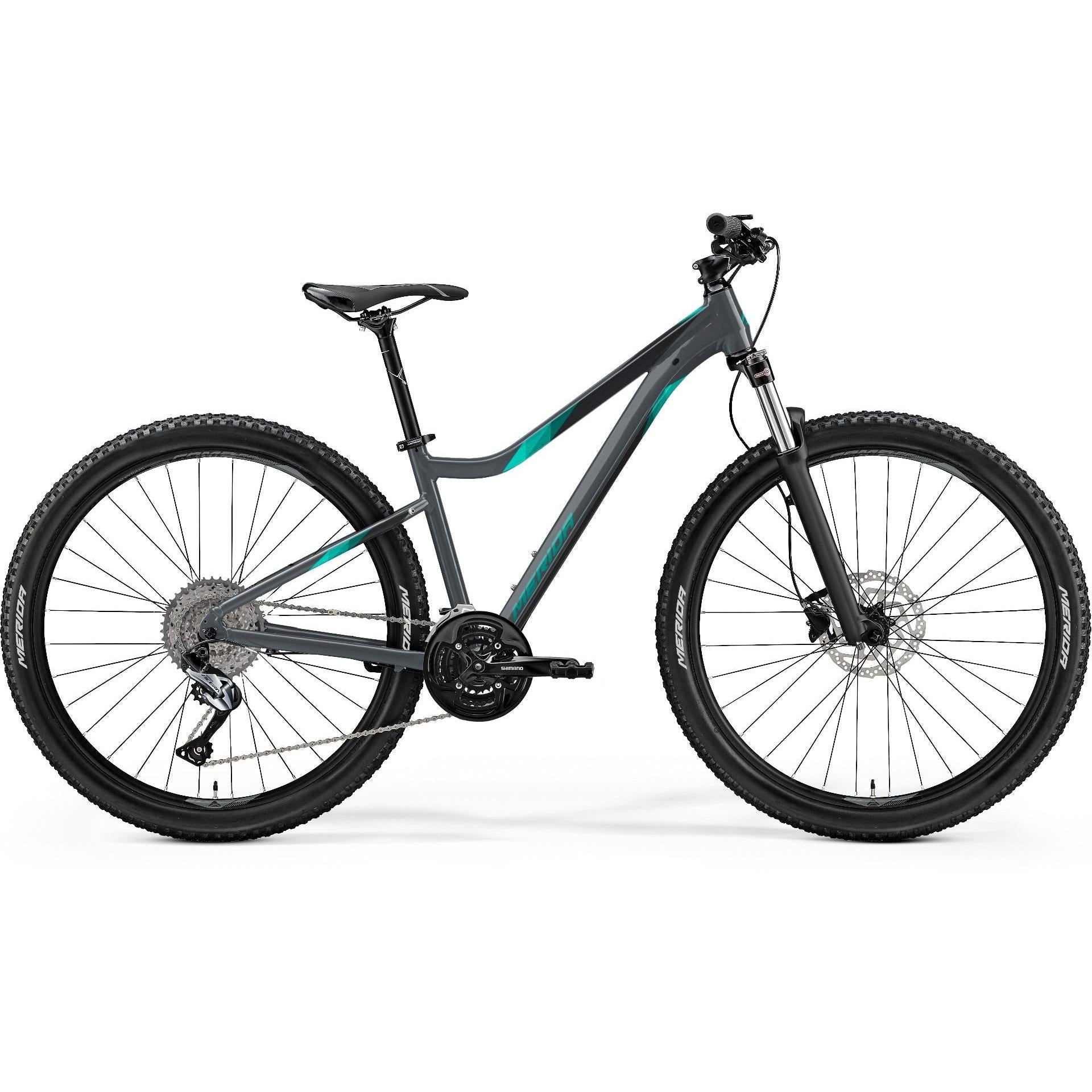 Merida Matts 7.20 D Women's Mountain Bike Matt Anthracite/Teal/Black (2020)